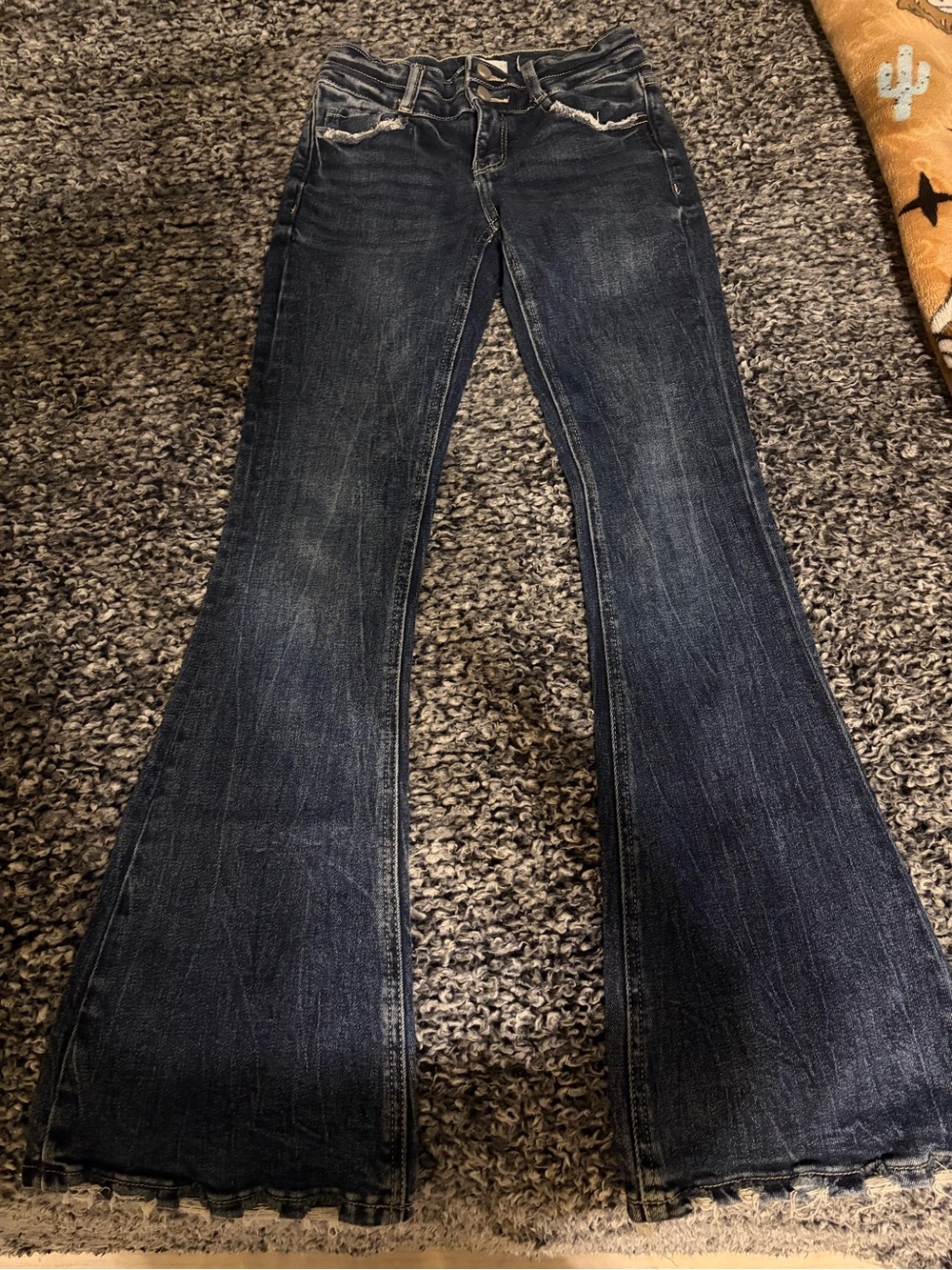 BKE Youth Dark Indigo Flare Jeans. Size 12